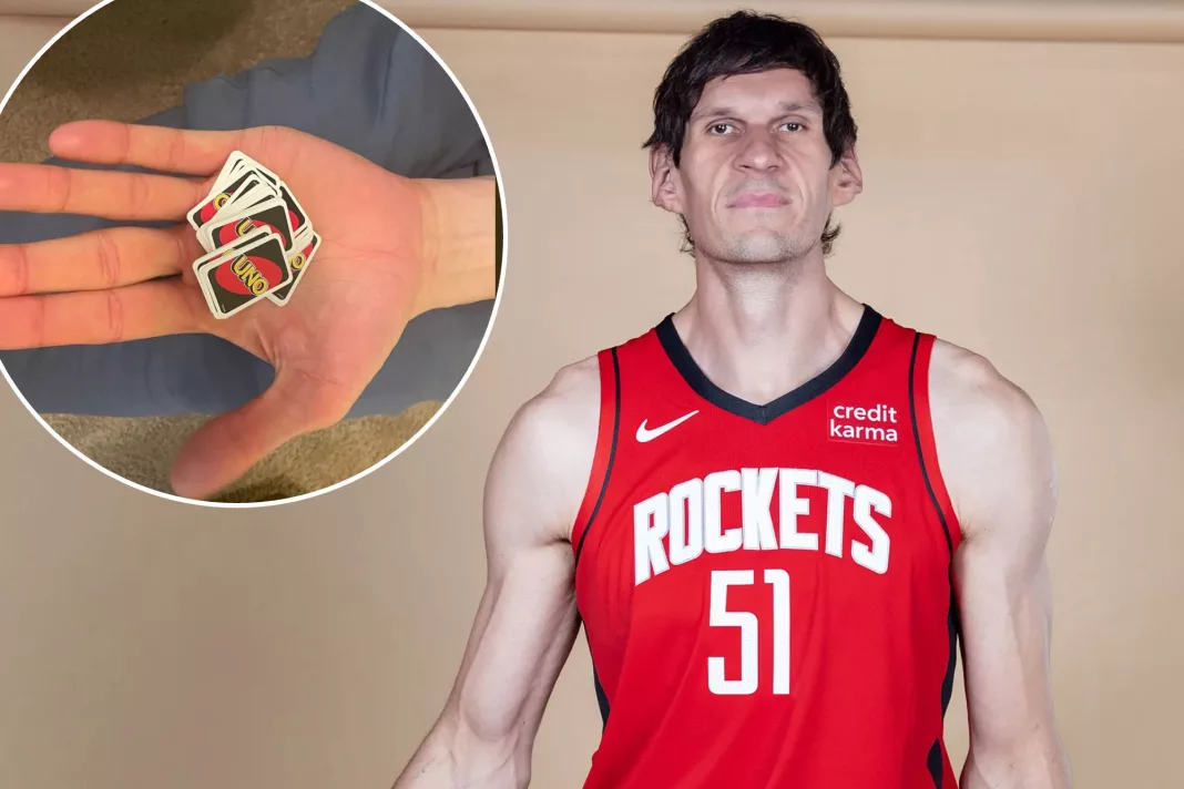 Boban Marjanovic's Uno Upload Sparks Internet Frenzy: 'Crazy!'