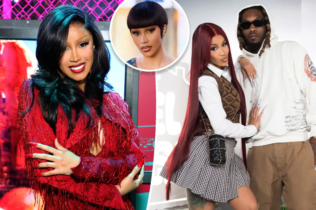 Cardi B flaunts pixie haircut amid Offset split