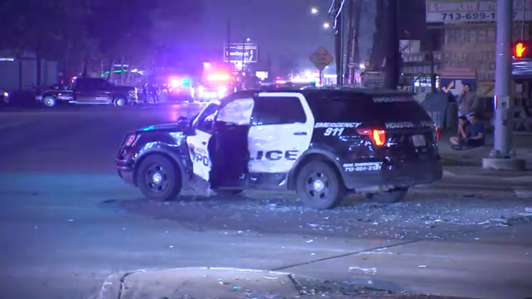 HPD Officer Involved in Eastex-Jensen Area Crash While Chasing Stolen Vehicle, Police Report