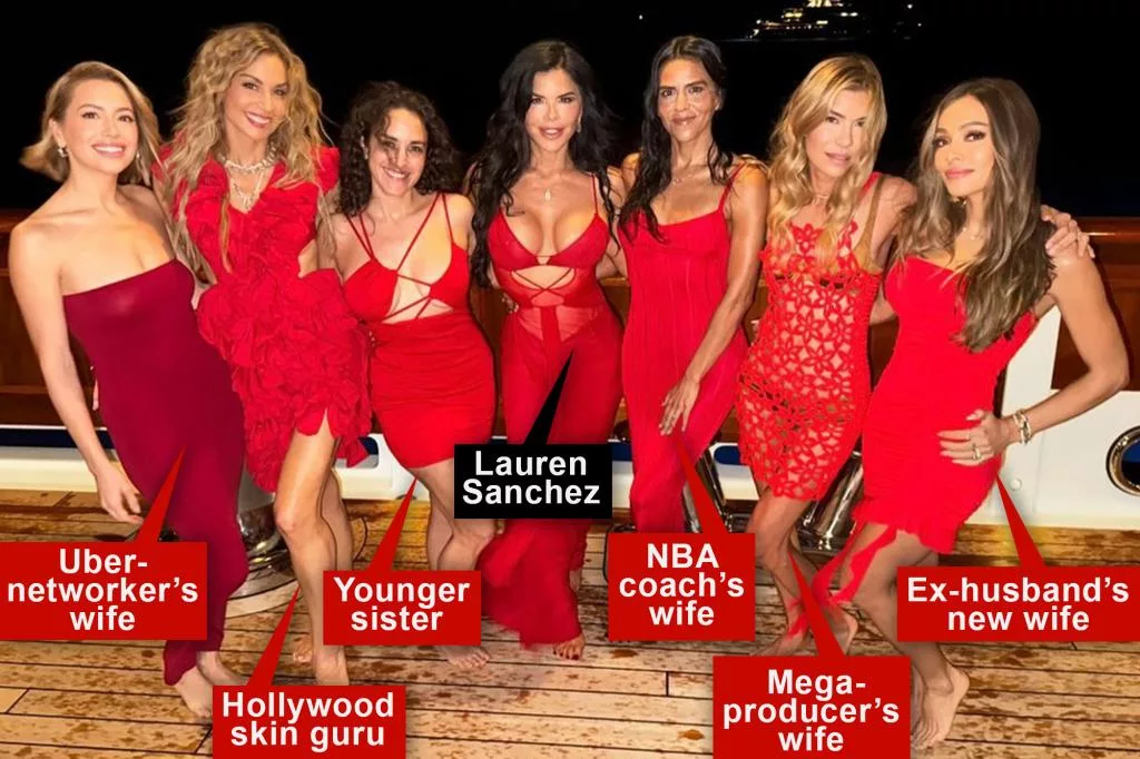 Lauren Sanchez celebrates birthday with girl squad on Jeff Bezos' yacht