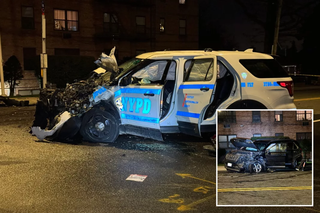 NYPD Vehicle Crash on Staten Island: 2 Cops, 6+ Civilians Injured