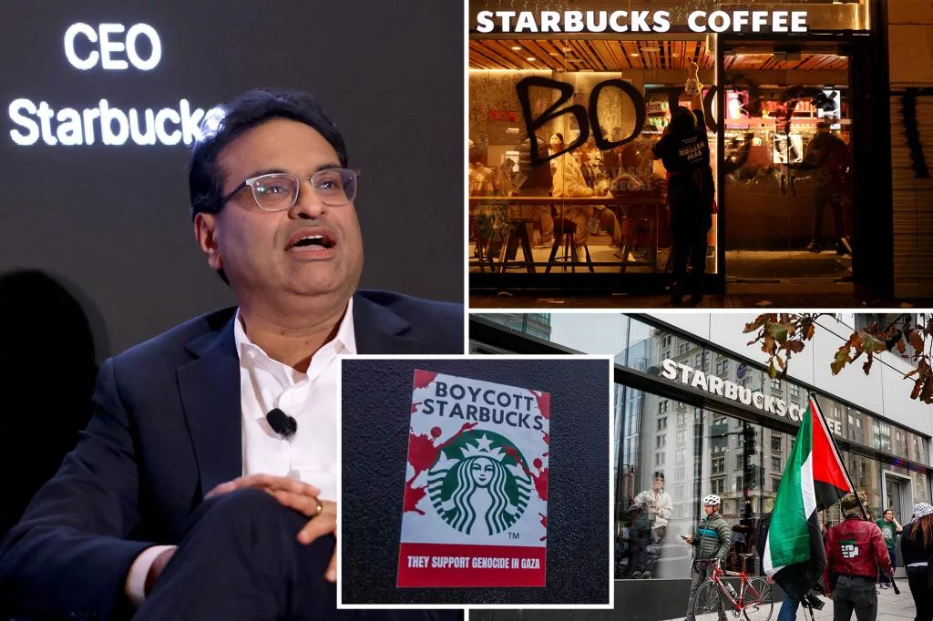 Starbucks CEO criticizes 'misrepresentation' of coffee chain's Israel-Hamas war stance