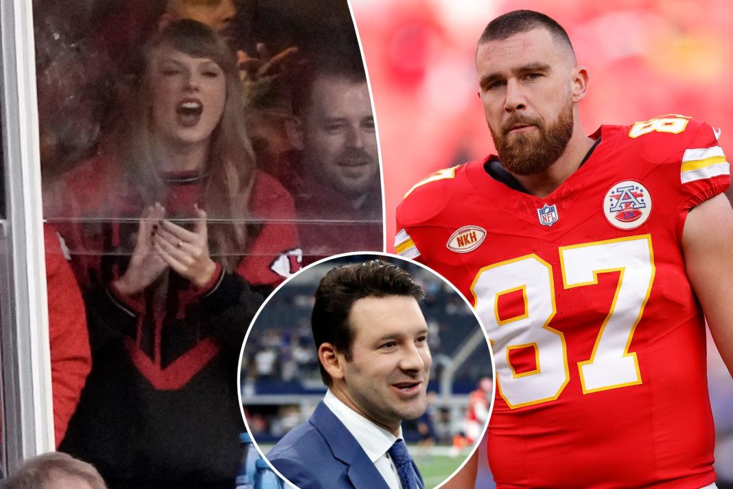 Tony Romo Calls Taylor Swift Travis Kelce's 'Wife' in On-Air Mistake