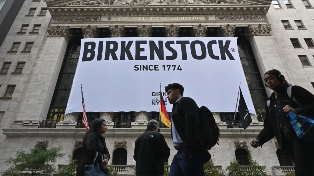 Birkenstock's Shares Drop as Shoe Company Warns on Profit Outlook in First Earnings Post-IPO