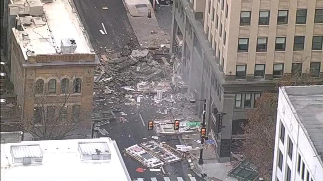 Downtown Fort Worth Hotel Explosion Injures 20+, Debris Scatters on Street