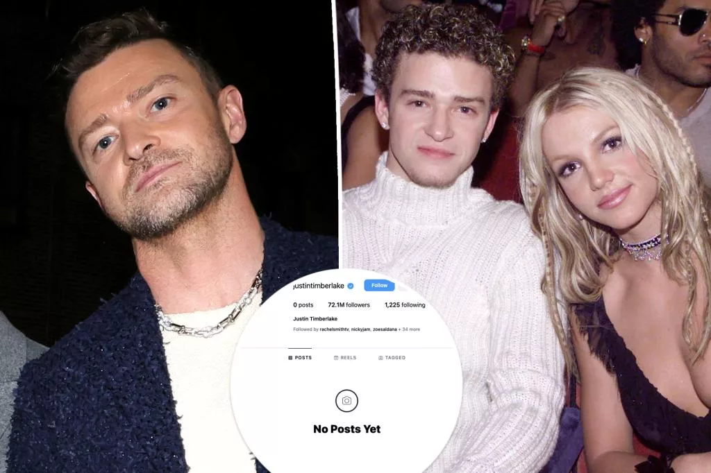 Justin Timberlake Cleans Instagram After Britney Spears Memoir Backlash