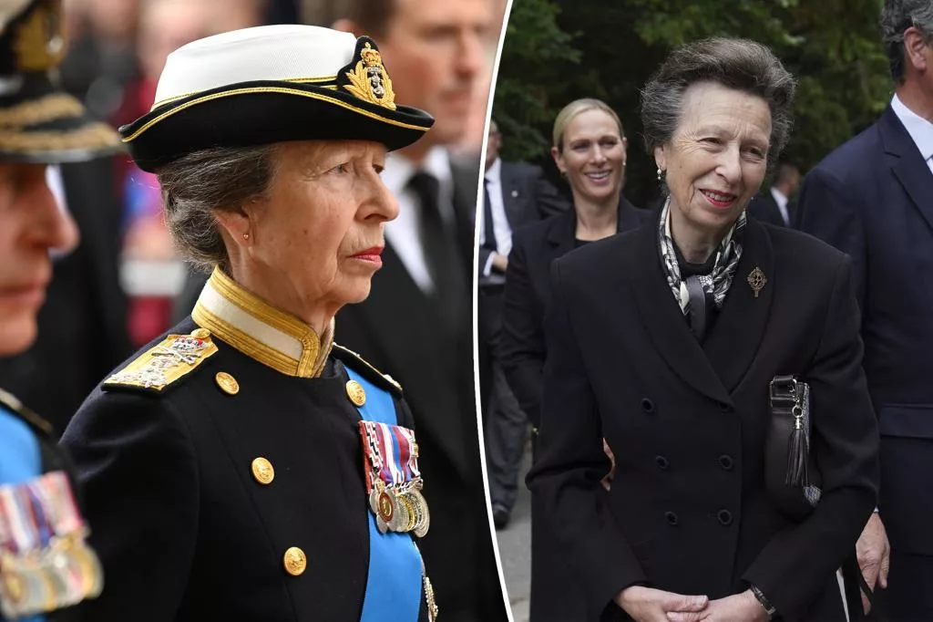 Princess Anne's Final Hug with Staffer After Queen Elizabeth's Passing: Report