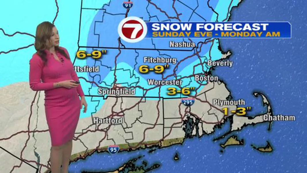 Winter Storm Watch: Up to 9 Inches of Snow Expected in Parts of Massachusetts