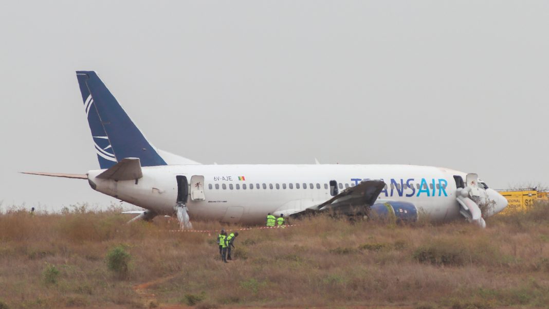 Boeing 737 Plane Skids off Runway in Dakar, Senegal: 10 Injured, Passengers Escape Fiery Scene