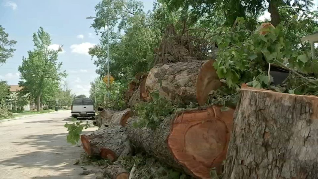 Cleanup Efforts Underway in Houston's Hardest-Hit Neighborhood After Devastating Storm