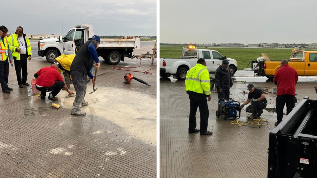 Lightning Strike Forces Closure of Runway at Hobby Airport: Repairs Underway