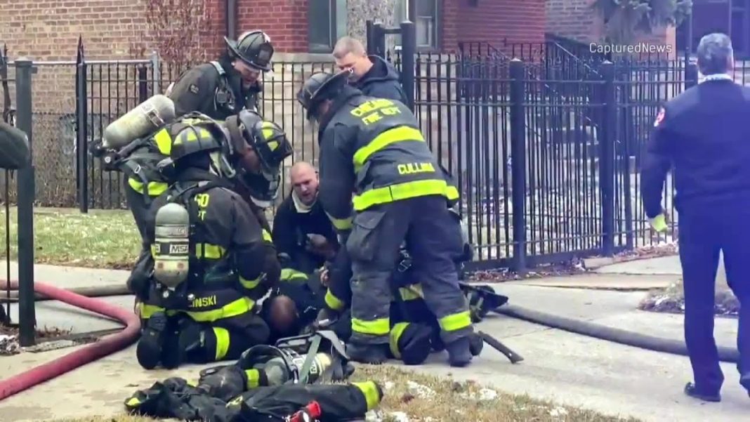 Firefighter Injured Battling Massive Blaze in Brockton, Massachusetts