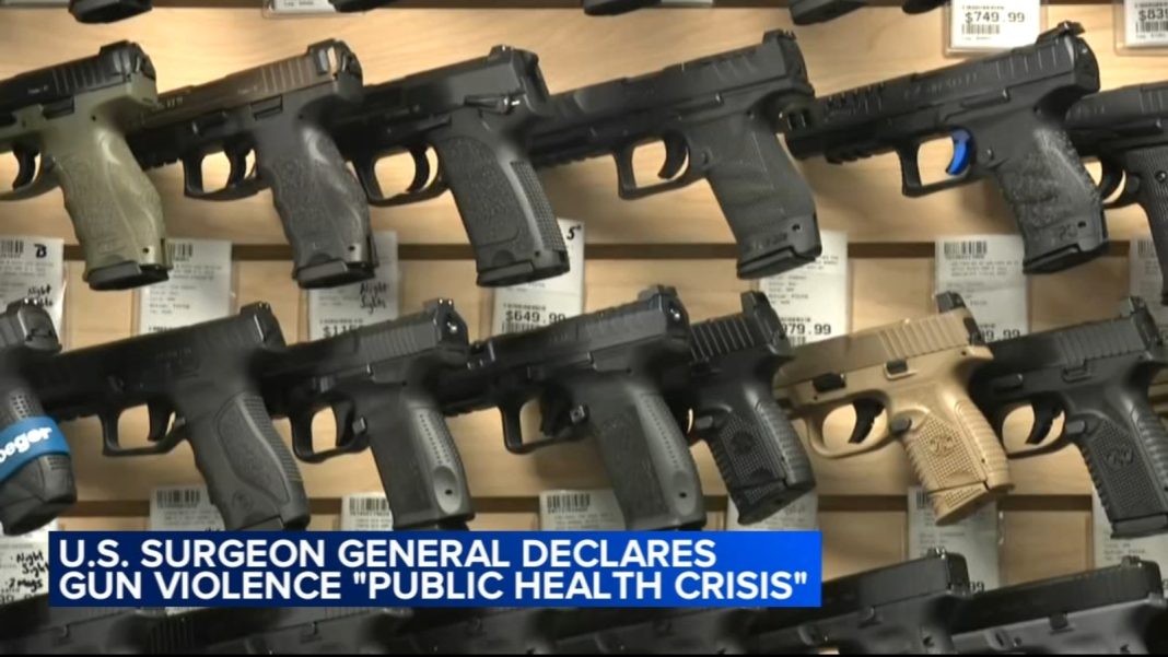 Gun Violence Declared Public Health Crisis by US Surgeon General: Urgent Action Needed to Save Lives