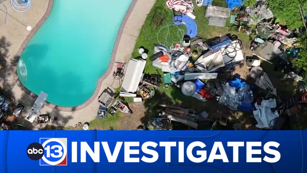 Neighbor's Backyard Filled with Hazardous Items Raises Safety Concerns in El Lago