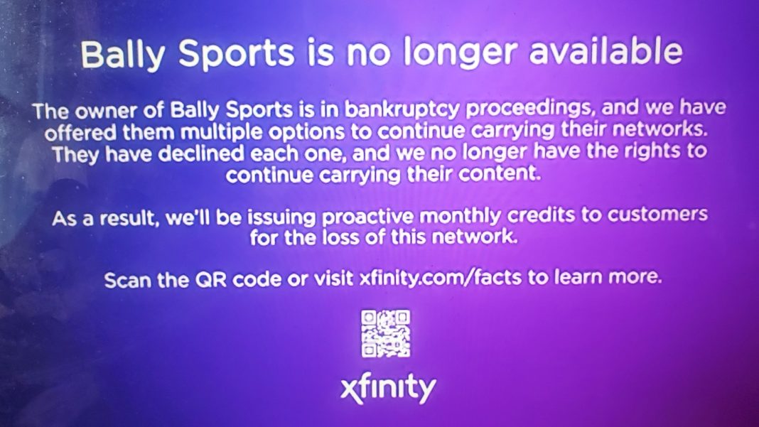 Bally Sports Regional Channels Return to Comcast Cable TV Customers