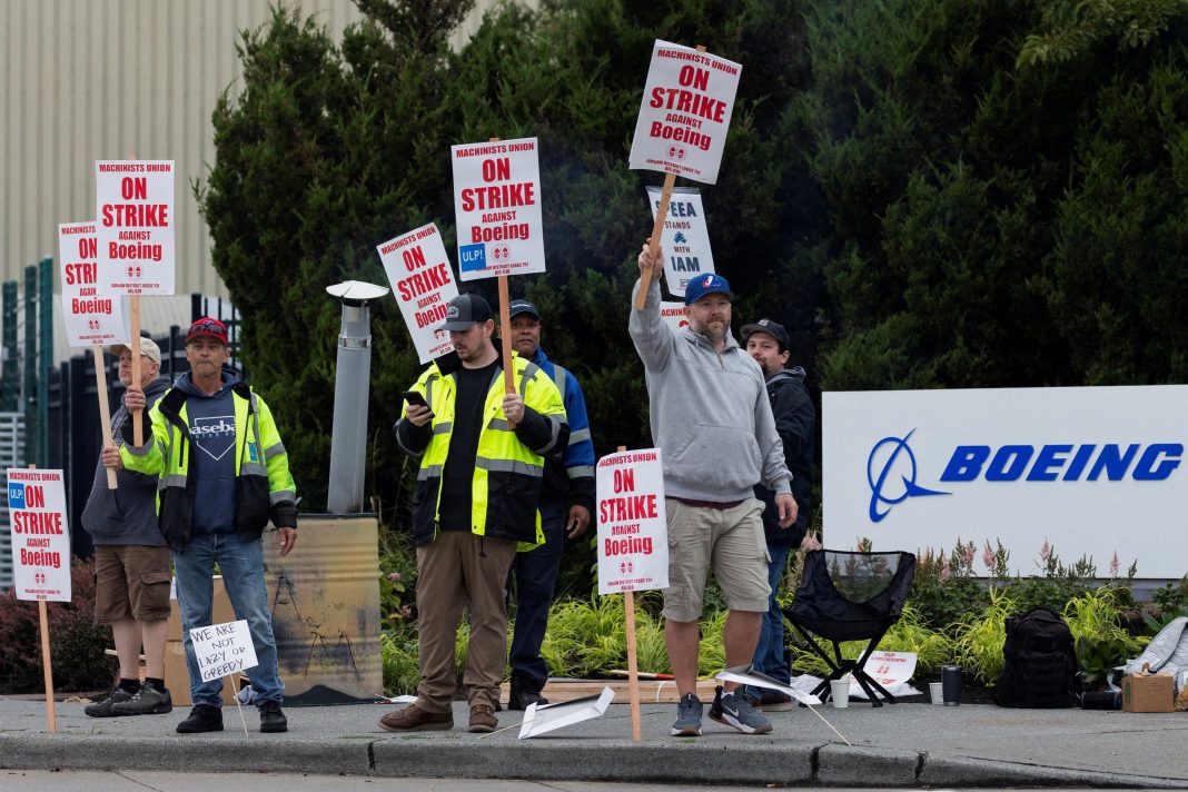 Boeing Faces Financial Strain as Machinists Strike for Higher Wages