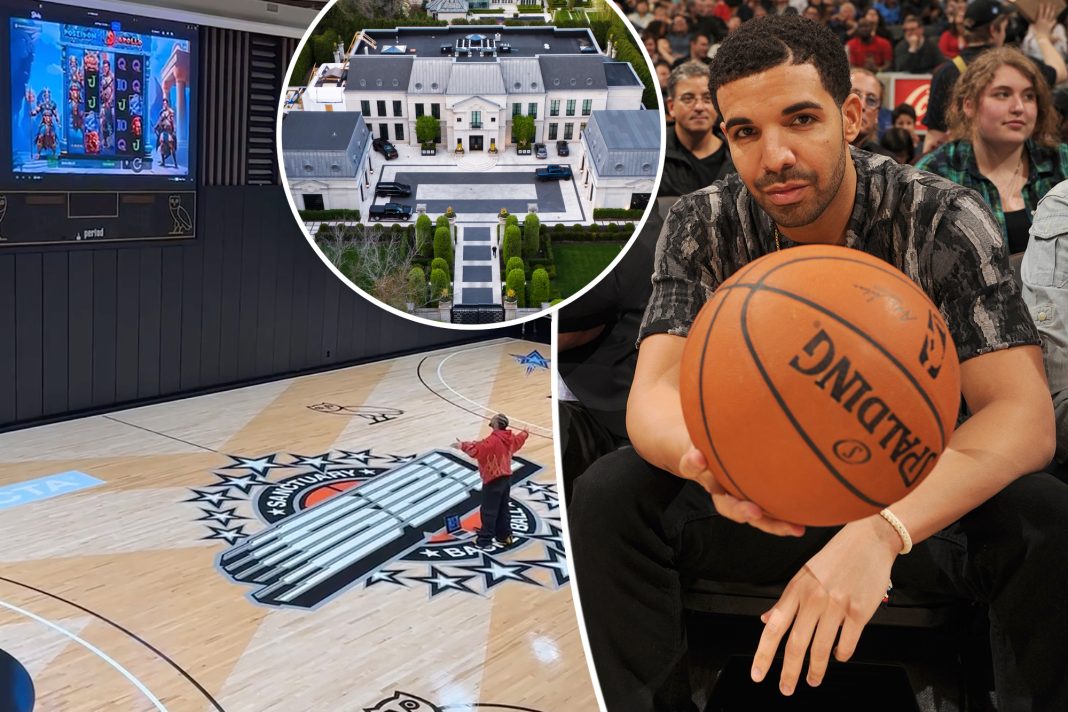 Drake Shows Off NBA Court in $100 Million Toronto Mansion