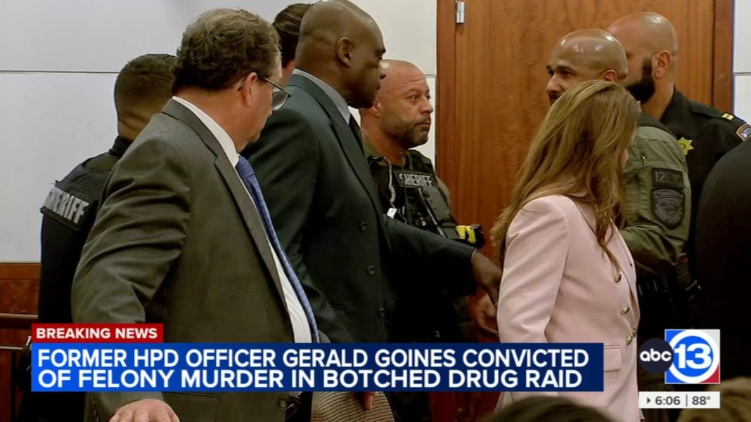 Former HPD Officer Gerald Goines Found Guilty of Felony Murder in Harding Street Raid