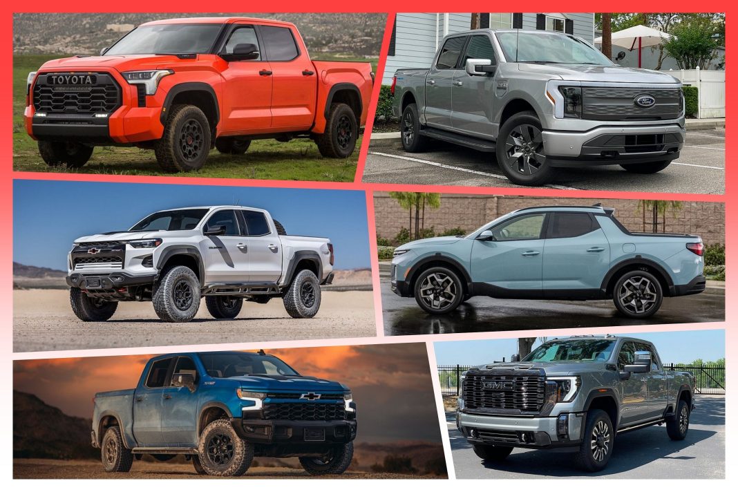 The Rise of $100,000 Electric Pickup Trucks: Tesla, GM, Rivian, and Ford Compete for Luxury Market