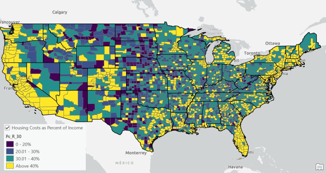 The Rising Burden of Rental Costs in the US: Nearly Half of Renters Struggle to Afford Housing