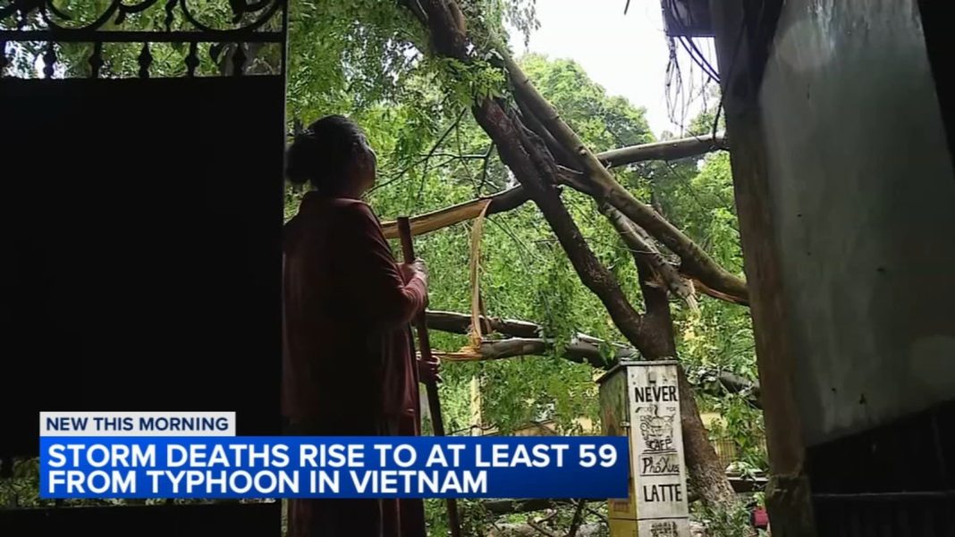 Typhoon Yagi Causes Devastation in Vietnam: Bridge Collapse, Bus Swept Away, and Extensive Damage to Factories