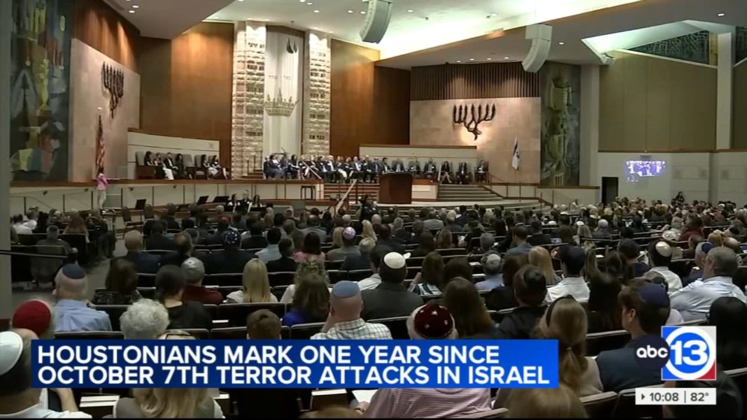 Community Vigil in Houston Marks One Year Since Hamas Attack on Israel